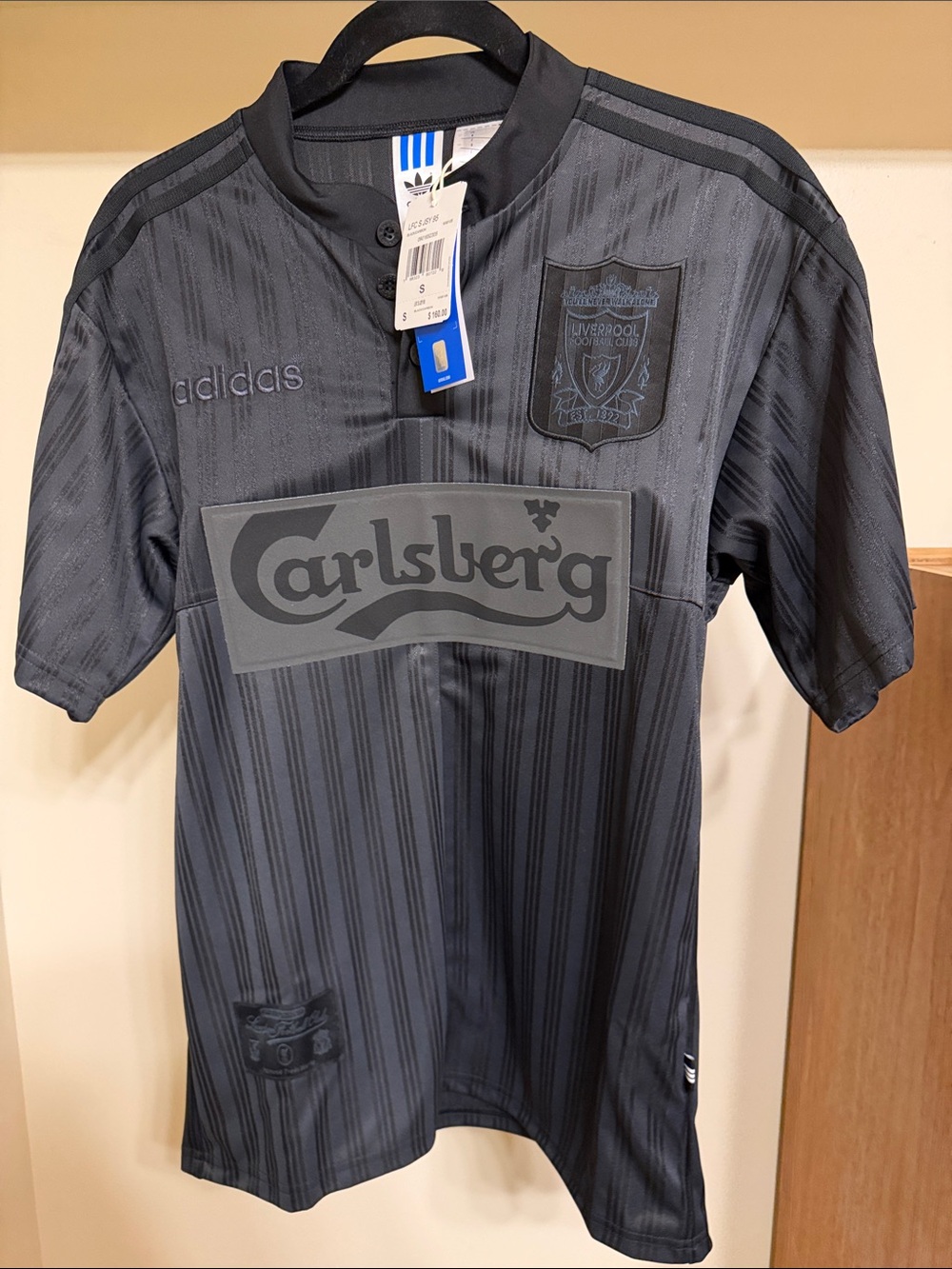 NWT Authentic adidas Liverpool FC Special 95 Carlsberg Football / Soccer Jersey